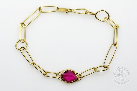 Armband aus Gold mit Turmalin