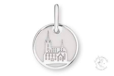 Rheingau Ring Anhänger in 925 Silber, Sankt Valentinus Kiedrich