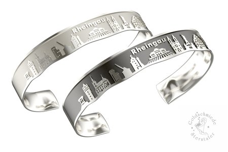 Rheingau Ring Armspangen in 925 Silber