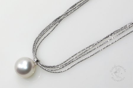 Halskette aus Silber mit Süßwasserperle