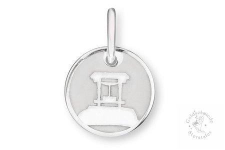 Rheingau Ring Anhänger in 925 Silber, Pforte zum Rheingau