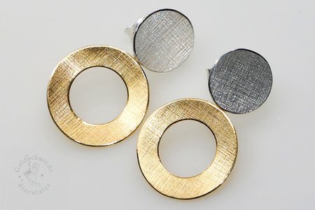 Ohrstecker aus 925 Silber (teilvergoldet)