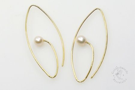 Ohrstecker mit Süßwasserperlen