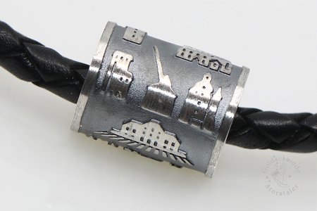 Rheingau Ring Tube in 925 Silber (oxydiert)